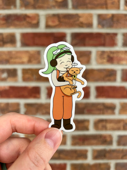 Hera & Chop Sticker