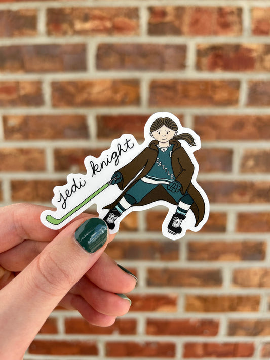 Hilary Jedi Knight Sticker