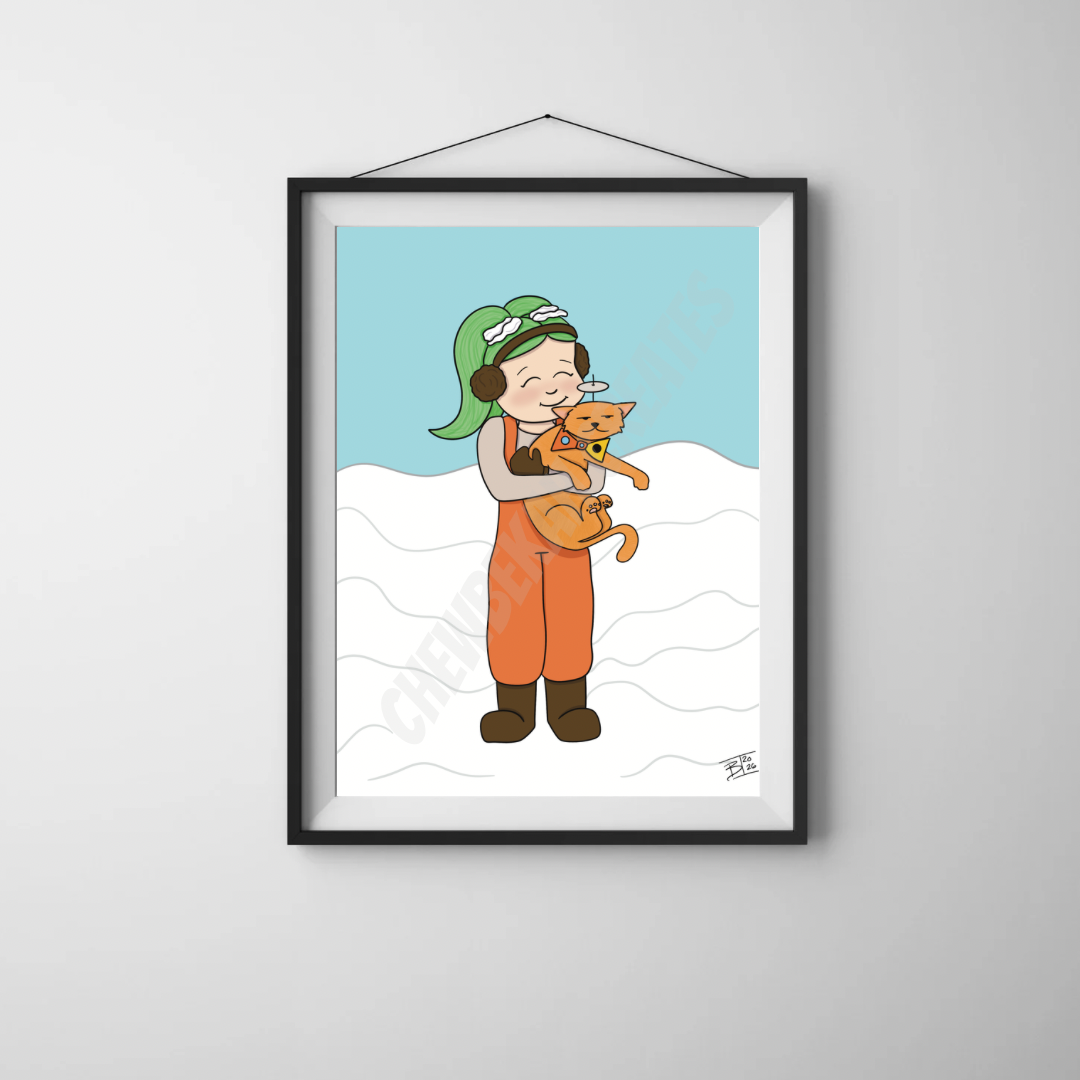 Hera & Chop 8x10 Print