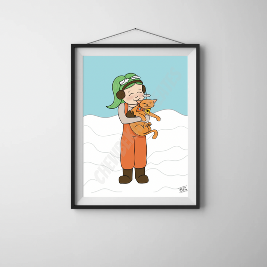 Hera & Chop 8x10 Print