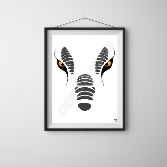 Space Wolf 8x10 Print