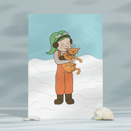 Hera & Chop 5x7 Print