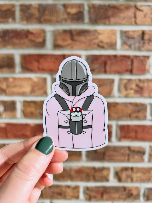 Mando B. Parker Sticker