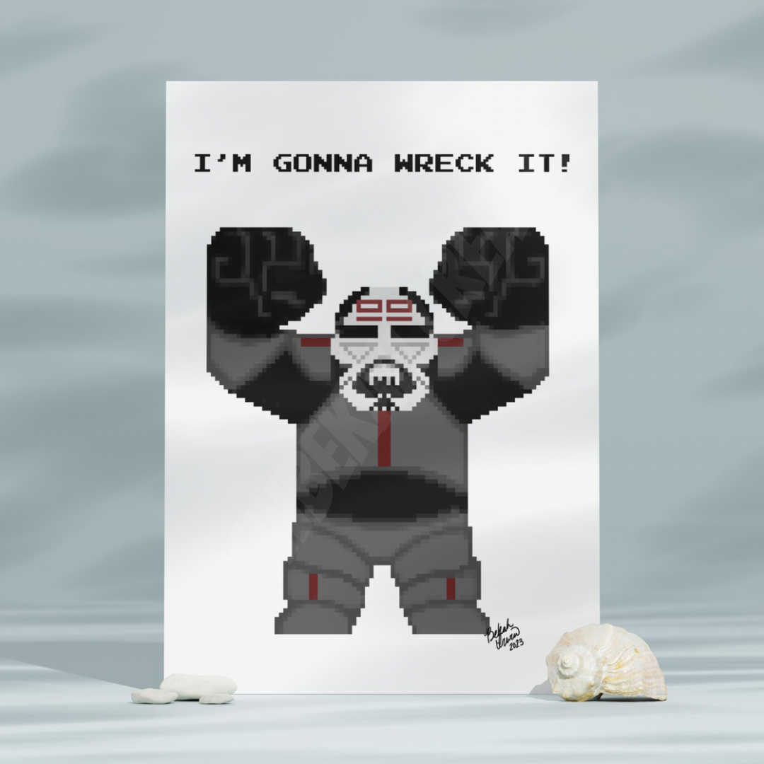 Wrecker Ralph 5x7 Print